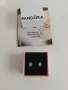 Оригинални нови обици Pandora /Пандора сребърни +кутия и торбичка, снимка 2
