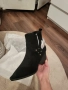 Нови велурени боти на дебел ток, снимка 2
