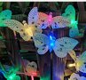 Верига от LED лампички за градината  с пеперуди, снимка 2
