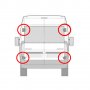 4 бр Панти за Багажник за Citroen Jumper Fiat Ducato Peugeot след 2006, снимка 3