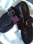 Нови дамски чехли, тъмно лилав лак Graceland, снимка 1