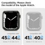 Удароустойчив Кейс Протектор за Apple Watch 7 6 5 SE 40 41 44 45mm 3D, снимка 4