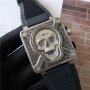Мъжки часовник Bell & Ross Skull Burn Limited Edition с кварцов механизъм, снимка 2