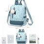 Дамска чанта-раница Spring Blue, снимка 13