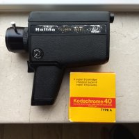 Кино камера Halina 400 Super Eight / Super 8 mm и филм Kodachrome 40 super 8, снимка 2 - Камери - 38999997