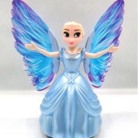 Кукла Елза Замръзналото кралство със Звук и 3D светлини, снимка 2 - Кукли - 43214749