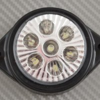ЛЕД LED габарити, диодна светлина 7 SMD диода, БЕЛИ , 12-24V , снимка 1 - Аксесоари и консумативи - 35424533