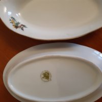 Стари порцеланови български чинии елипса/Допълване на сервизи и Колекции, снимка 4 - Чинии - 40290210