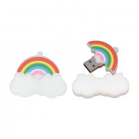 Флашка 32 гб във формата на Облак с дъга , USB флаш памет 