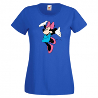 Дамска тениска Minnie Mouse 6 Подарък,Изненада,Рожден ден,, снимка 2 - Тениски - 36530786