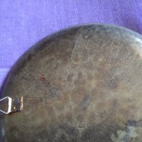 Руски емайл Cloisonne винтидж бронзов декоративен съд ръчно изработен d-10.3cm за окачване , снимка 9 - Антикварни и старинни предмети - 35259529