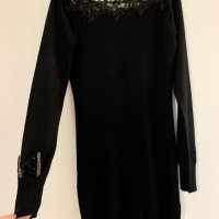 Черна рокля туника, снимка 1 - Рокли - 27362045