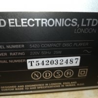 NAD 5420 CD PLAYER MADE IN TAIWAN 0311211838, снимка 9 - Декове - 34685715