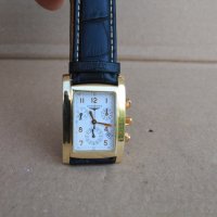 Швейцарски ръчен мъжки часовник "Longines'' хронограф кварц 18 карата , снимка 1 - Мъжки - 40566435