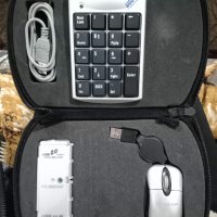 Комплект PC Gear мини клавиатура, мишка, usb за лаптоп и таблет, снимка 1 - Клавиатури и мишки - 43145133