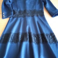 синя рокля С размер за сезона, снимка 2 - Рокли - 34904814