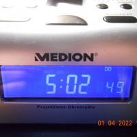  Medion MD 83935 radiо clock alarm proector, снимка 3 - Други - 36488423