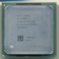 Продавам процесор  Intel® Celeron® D Processor 320 256K Cache, 2.40 GHz, 533 MHz FSB Socket 478, снимка 1 - Процесори - 28711638