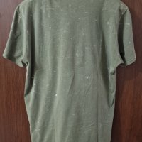 Мъжка тениска Pull & Bear, зелена, снимка 2 - Тениски - 37513880