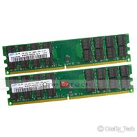 SAMSUNG 8GB 2x4GB PC2-6400 DDR2-800 240pin DIMM Desktop Memory. Само за AMD дъна и процесори!!!, снимка 3 - RAM памет - 43563292