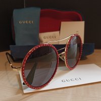 Оригинални дамски слънчеви очила GUCCI, снимка 2 - Слънчеви и диоптрични очила - 43500883