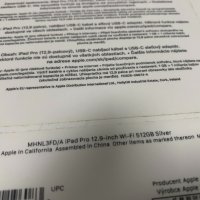 Apple iPad Pro 5th Gen 512GB, Wi-Fi, 12.9 in - Silver + Magic Keyboard, снимка 5 - Таблети - 43887054