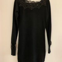 Черна рокля туника, снимка 9 - Рокли - 27362045