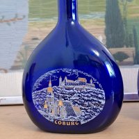 Колекционерски шишета кобалтово стъкло, Германия , снимка 3 - Колекции - 43392103