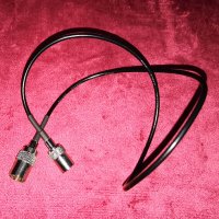 Коаксиален кабел свръзка вижте буксите. Дължина 53 см нов, снимка 3 - Части и Платки - 43628164