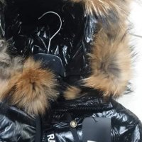 Уникално зимно яке с естествен пух на качулката от лисица, снимка 4 - Якета - 35334376