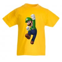 Детска тениска Супер Марио Super Mario Luigi, снимка 2 - Детски тениски и потници - 32939981