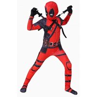 търся Детски костюми на Deadpool, червено/черно, раница с двоен нож, Party Chili® размер 110, снимка 1 - Детски комплекти - 44139529