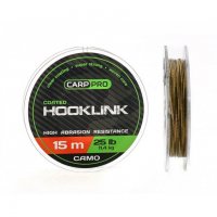  Carp Pro SKINBRAID Hooklink Camo 20m 15lb/25lb с покритие !, снимка 1 - Такъми - 32604800