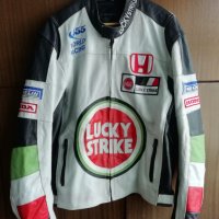 Honda Lucky Strike Vintage Racing F1 Formula1 XL Оригинално кожено яке Leather , снимка 1 - Якета - 34949156
