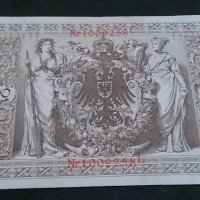 Банкнота 1000 райх марки 1910год. - 14738, снимка 5 - Нумизматика и бонистика - 29065576
