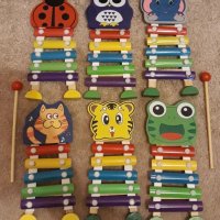 Детски дървен ксилофон, снимка 8 - Образователни игри - 26742993