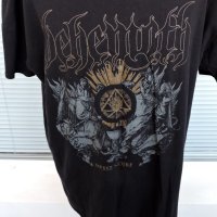 Behemoth T Shirt Messe Noire Band Logo Official Merch - мъжка метъл тениска  размер 2XL, снимка 2 - Тениски - 44117183
