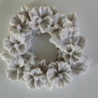венец цветя теменужки силиконов молд форма , снимка 1 - Форми - 43555796