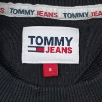 Tommy Jeans Logo Sweatshirt оригинално горнище S памук суичър горница, снимка 3 - Суичъри - 43525691
