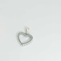Сребърна висулка Сърце, снимка 1 - Колиета, медальони, синджири - 43046674