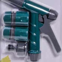 Пистолет за пръскане с аксесоари - 4 бр, снимка 1 - Напояване - 40113030