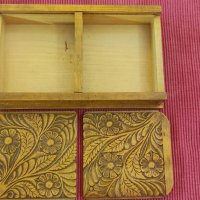 Стара дървена кутия за бижута, Унгария. , снимка 7 - Антикварни и старинни предмети - 37097886