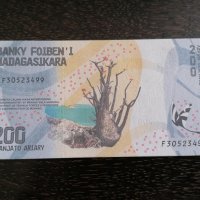 Банкнота - Мадагаскар - 200 ариари UNC | 2017г., снимка 2 - Нумизматика и бонистика - 27553639