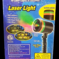 Лазерен проектор Laser Light Лазер за градина. Външен и вътрешен монтаж, снимка 3 - Прожектори - 27220125