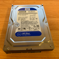 Твърд диск HDD 500GB Western Digital WD Blue WD5000AZLX Sata, снимка 1 - Твърди дискове - 44901268