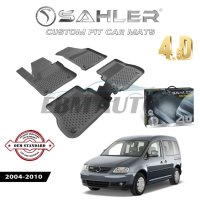 Гумени Стелки SAHLER 4D Volkswagen CADDY 2004 - 2010, снимка 1 - Аксесоари и консумативи - 44090037