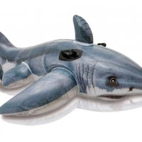 Надуваема акула Intex, 1,73х1,07 м, сива, снимка 2 - Басейни и аксесоари - 37384651