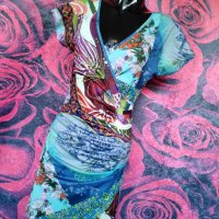 Smash Многоцветна къса рокля С/М, снимка 3 - Рокли - 37552995