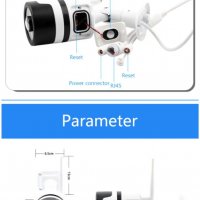 360° FULL HD 2/3MPx Безжичен Бебефон WI-Fi Водоустойчив Видеодомофон Метален Удароустойчив Интерком, снимка 11 - Бебефони - 38237992