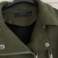 Дамско велурено яке ZARA, снимка 3 - Якета - 43696260